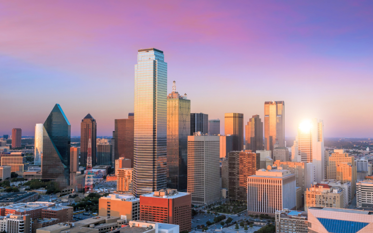 Dallas, TX skyline