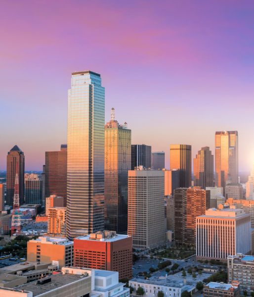 Dallas, TX skyline