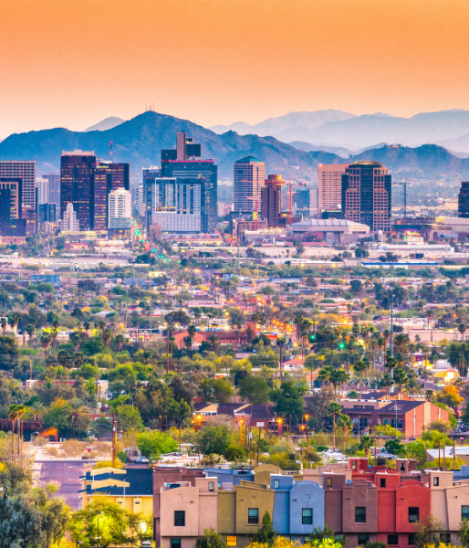 Phoenix, AZ skyline