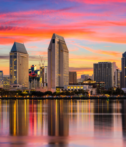 San Diego, CA skyline